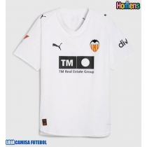 Camisa de Futebol Valencia Hugo Duro #9 Equipamento Principal 2025-26 Manga Curta